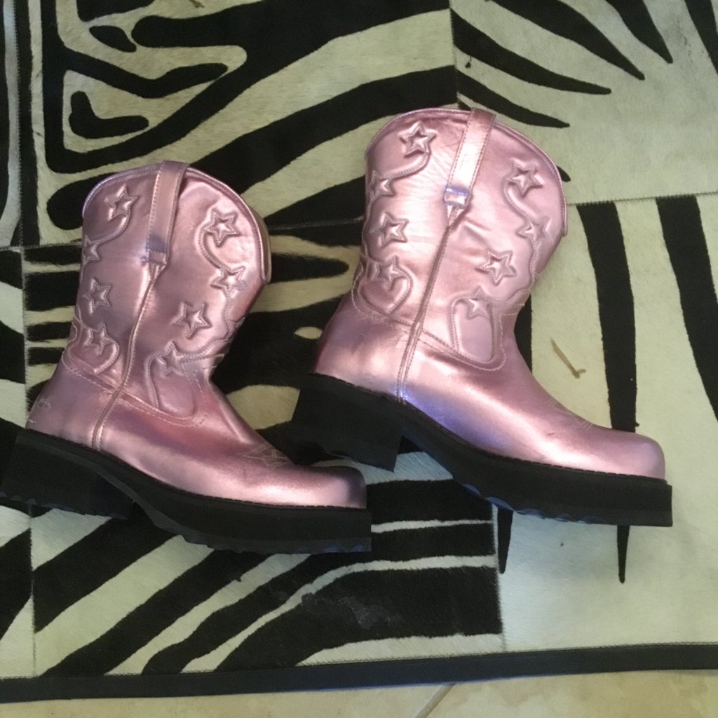 John Fluevog Anna Sui Cowboy Boots Size 13w 11m New